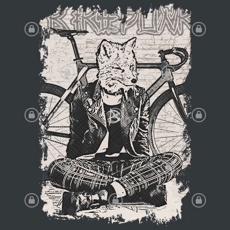 Fox Punk Rider - NeatoShop