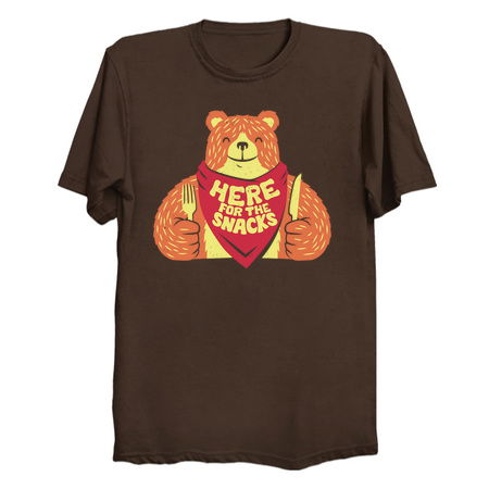 I'm Here For The Snacks Bear by Tobe Fonseca tiny thumbnail