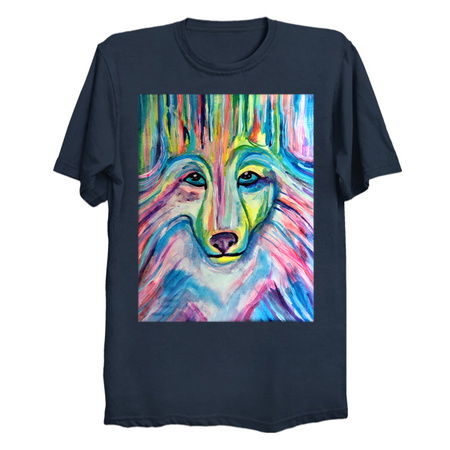 Aura of the Northern Lights Wolf tiny thumbnail