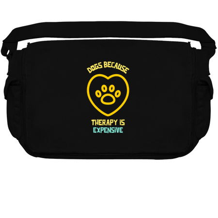 Dogs because therapy is expensive-funny dog quote tiny thumbnail