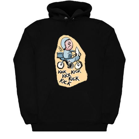 Funny Cartoon Angry Moped Rider tiny thumbnail