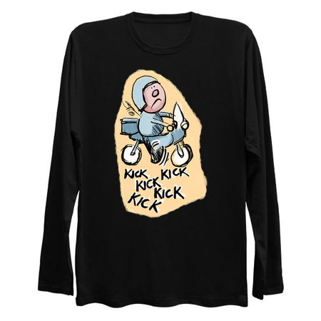 Funny Cartoon Angry Moped Rider tiny thumbnail