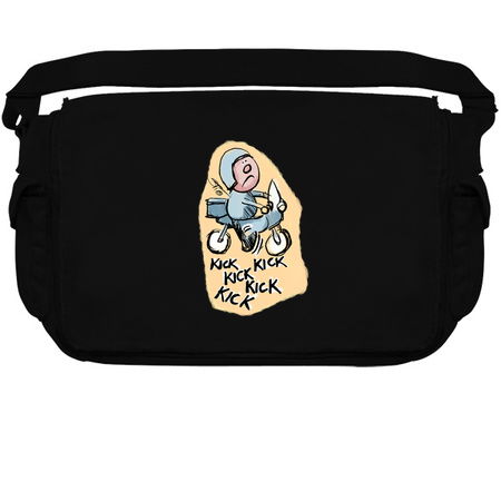 Funny Cartoon Angry Moped Rider tiny thumbnail