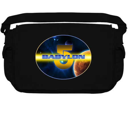 Babylon Space Station 5 with Planets and Stars tiny thumbnail