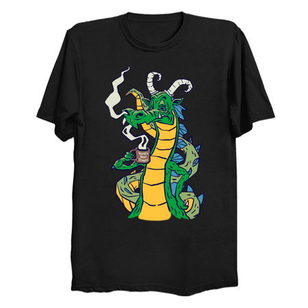 Green Gold and Blue Dragon with World's Best Dragon Coffee Mug tiny thumbnail