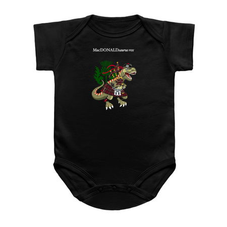 Clanosaurus Rex MacDONALDsaurus rex Plaid MacDonald Scotland Ireland Family Tartan tiny thumbnail