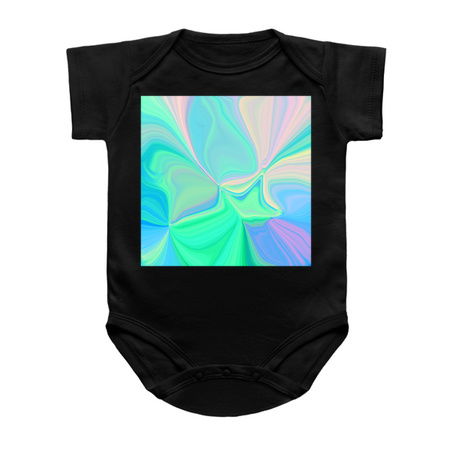 Abstract Holographic Neon Fluorescent Swirls tiny thumbnail