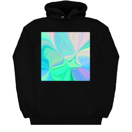 Abstract Holographic Neon Fluorescent Swirls tiny thumbnail