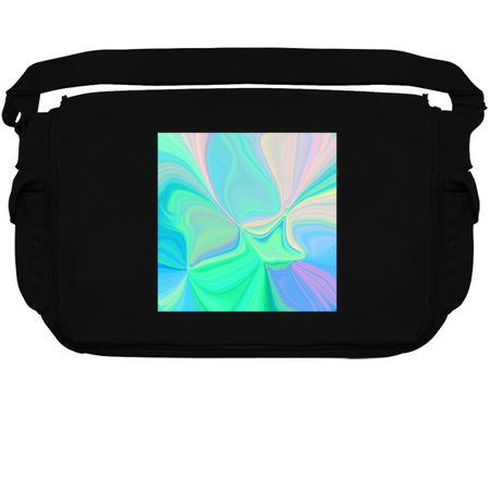 Abstract Holographic Neon Fluorescent Swirls tiny thumbnail