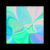 Abstract Holographic Neon Fluorescent Swirls tiny thumbnail