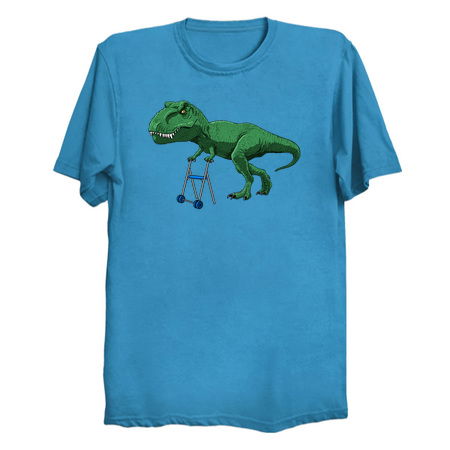 Old T-Rex with walker tiny thumbnail