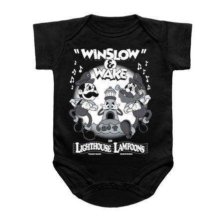 Vintage Cartoon Lighthouse Lampoons - Winslow & Wake - Horror tiny thumbnail