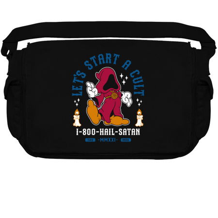 Let's Start a Cult - Vintage Cartoon Occult - Hail Satan tiny thumbnail