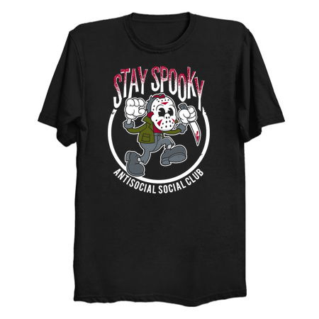 Stay Spooky - Vintage Cartoon Friday the 13th - Slasher Movie tiny thumbnail