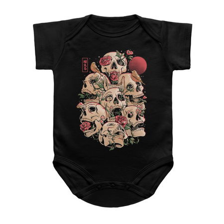 Life Grows Through Death - Skull Flowers Gift tiny thumbnail