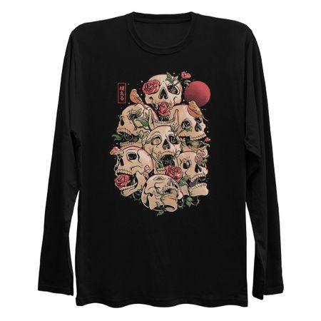 Life Grows Through Death - Skull Flowers Gift tiny thumbnail