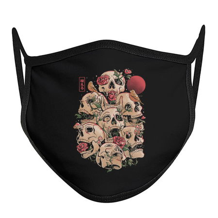 Life Grows Through Death - Skull Flowers Gift tiny thumbnail