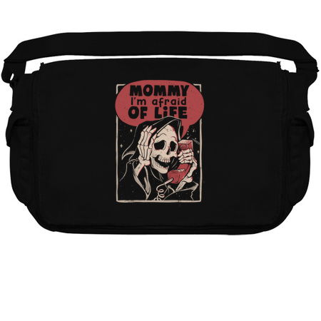 Mommy I’m Afraid of Life - Funny Scary Skull Gift tiny thumbnail