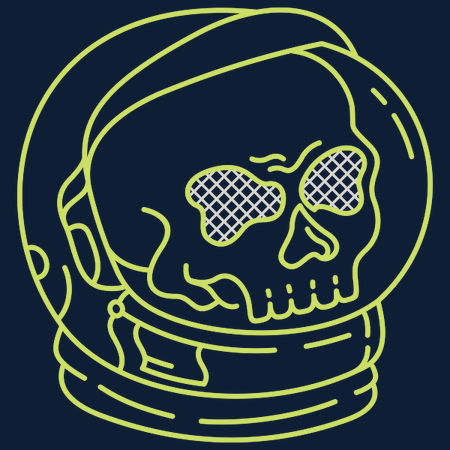 Astronaut Skull of Space - NeatoShop