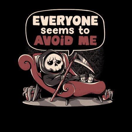 Death Issues - Funny Halloween Skull Grim Reaper Gift - NeatoShop Death Issues - Funny Halloween Skull Grim Reaper Gift - NeatoShop