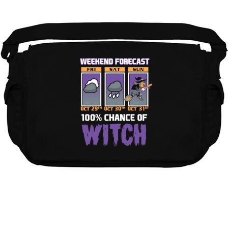Weekend Forecast - 100% Chance of Witch - Cartoon Halloween tiny thumbnail