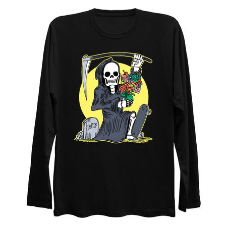 Death Holding a Flower Bouquet by Tobe Fonseca tiny thumbnail
