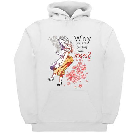 Why are you painting those roses? white shirts tiny thumbnail