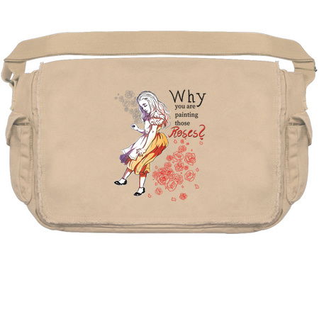 Why are you painting those roses? white shirts tiny thumbnail