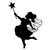 Magic Fairy Girl of Imagination Silhouette tiny thumbnail