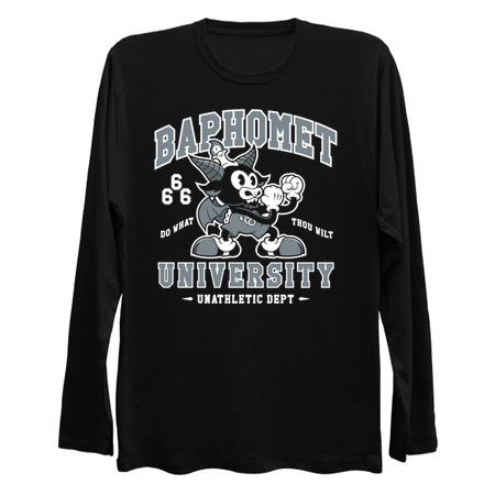 Baphomet University - Vintage Cartoon Devil - Satanic School Mascot tiny thumbnail