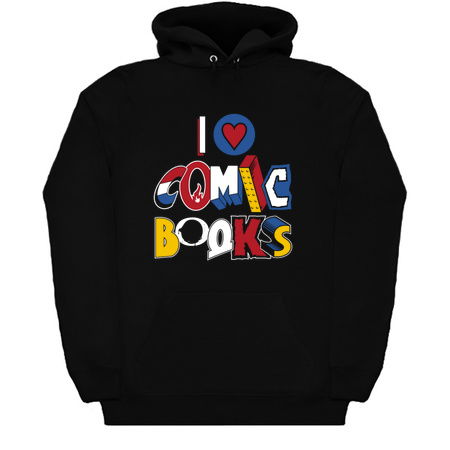 I Love Comic Books - Vintage comic book logos - funny quote tiny thumbnail
