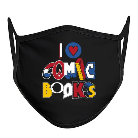 I Love Comic Books - Vintage comic book logos - funny quote tiny thumbnail
