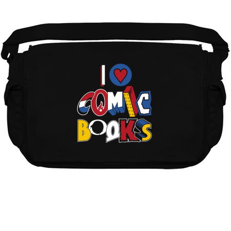 I Love Comic Books - Vintage comic book logos - funny quote tiny thumbnail
