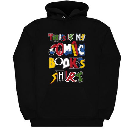 This is My Comic Books Shirt - Vintage comic book logos - funny quote tiny thumbnail
