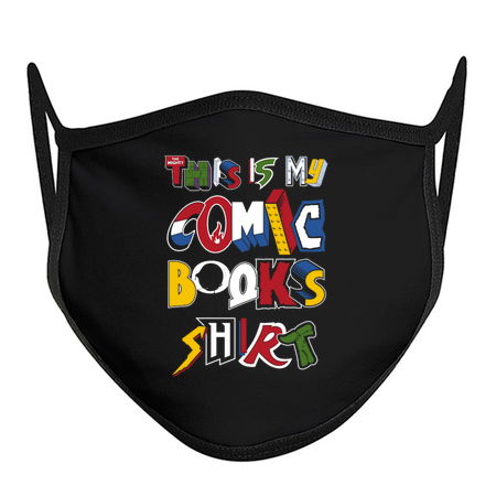 This is My Comic Books Shirt - Vintage comic book logos - funny quote tiny thumbnail