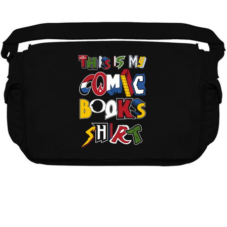 This is My Comic Books Shirt - Vintage comic book logos - funny quote tiny thumbnail