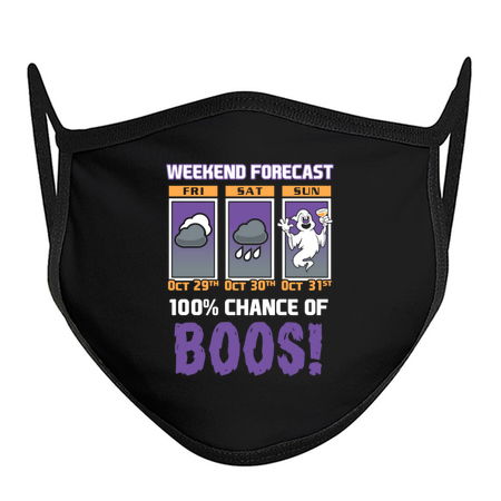 Weekend Forecast - 100% Chance of Boos - Cartoon Halloween tiny thumbnail