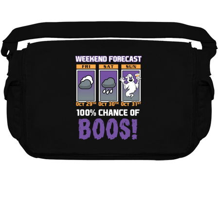 Weekend Forecast - 100% Chance of Boos - Cartoon Halloween tiny thumbnail