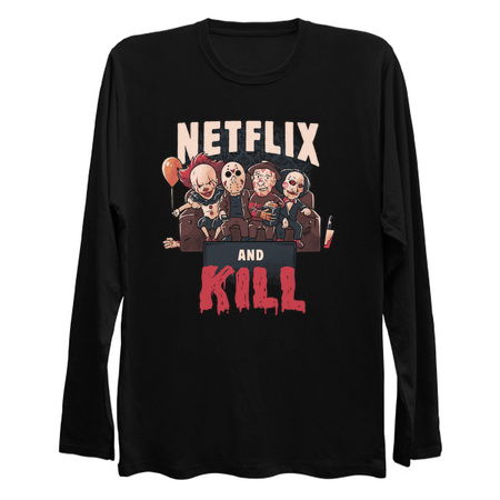 Netflix and Kill - Classic Scary Terror Movie Gift tiny thumbnail