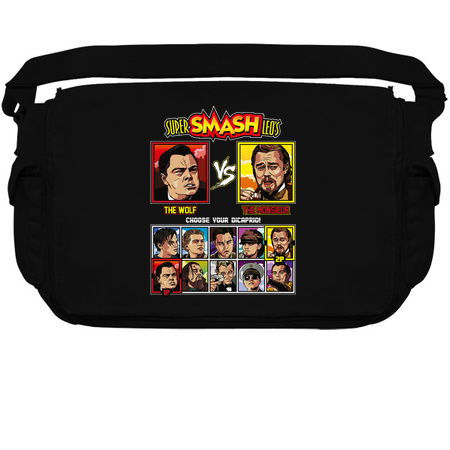 Super Smash Leo DiCaprio Meme T-Shirt - Wolf of Wall Street vs Django tiny thumbnail