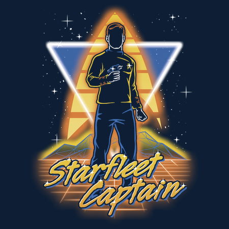 Retro Starfleet Captain - NeatoShop