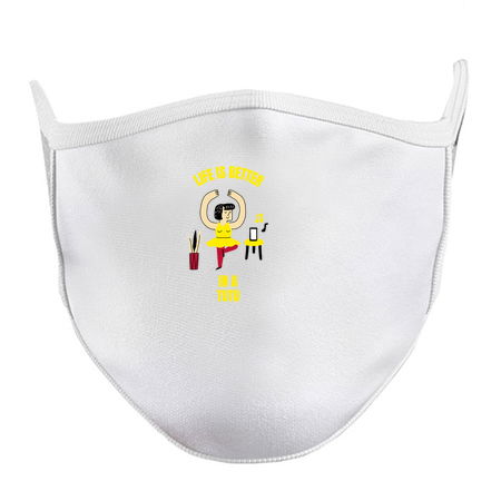 Life is better in a tutu funny ballerina quote tiny thumbnail