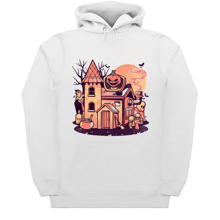 Spooky House - Cute Pumpkin Ghost Halloween Gift tiny thumbnail