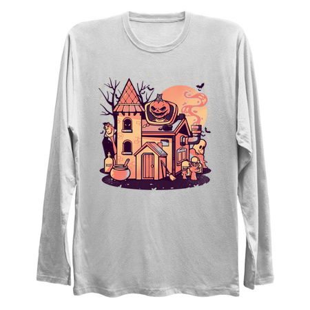 Spooky House - Cute Pumpkin Ghost Halloween Gift tiny thumbnail