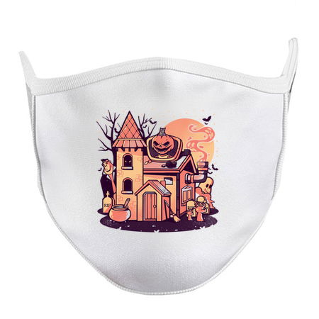 Spooky House - Cute Pumpkin Ghost Halloween Gift tiny thumbnail