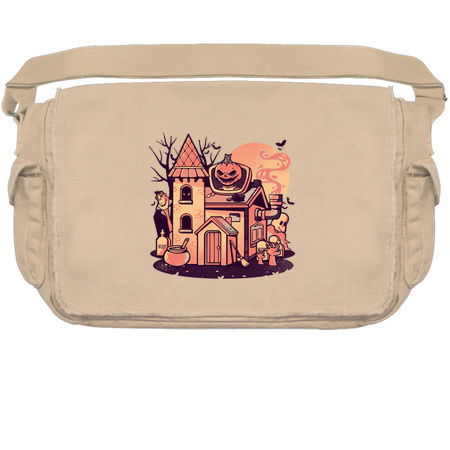 Spooky House - Cute Pumpkin Ghost Halloween Gift tiny thumbnail