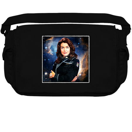 Ivanova in Uniform Watercolor Pen Fan Art Portrait tiny thumbnail