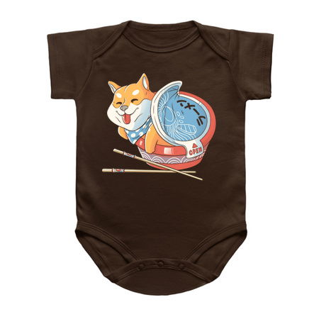 Shiba Dog Ramen Japanese Manga T-shirt by Tobe Fonseca tiny thumbnail