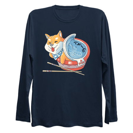 Shiba Dog Ramen Japanese Manga T-shirt by Tobe Fonseca tiny thumbnail