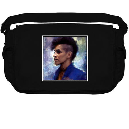 Naomi Painted Fan Art Portrait for Screaming Firehawks tiny thumbnail